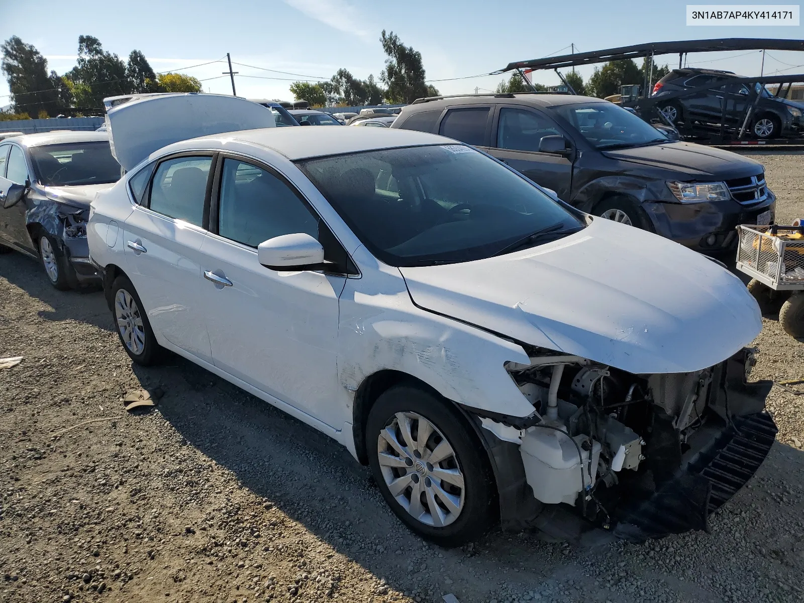 3N1AB7AP4KY414171 2019 Nissan Sentra S