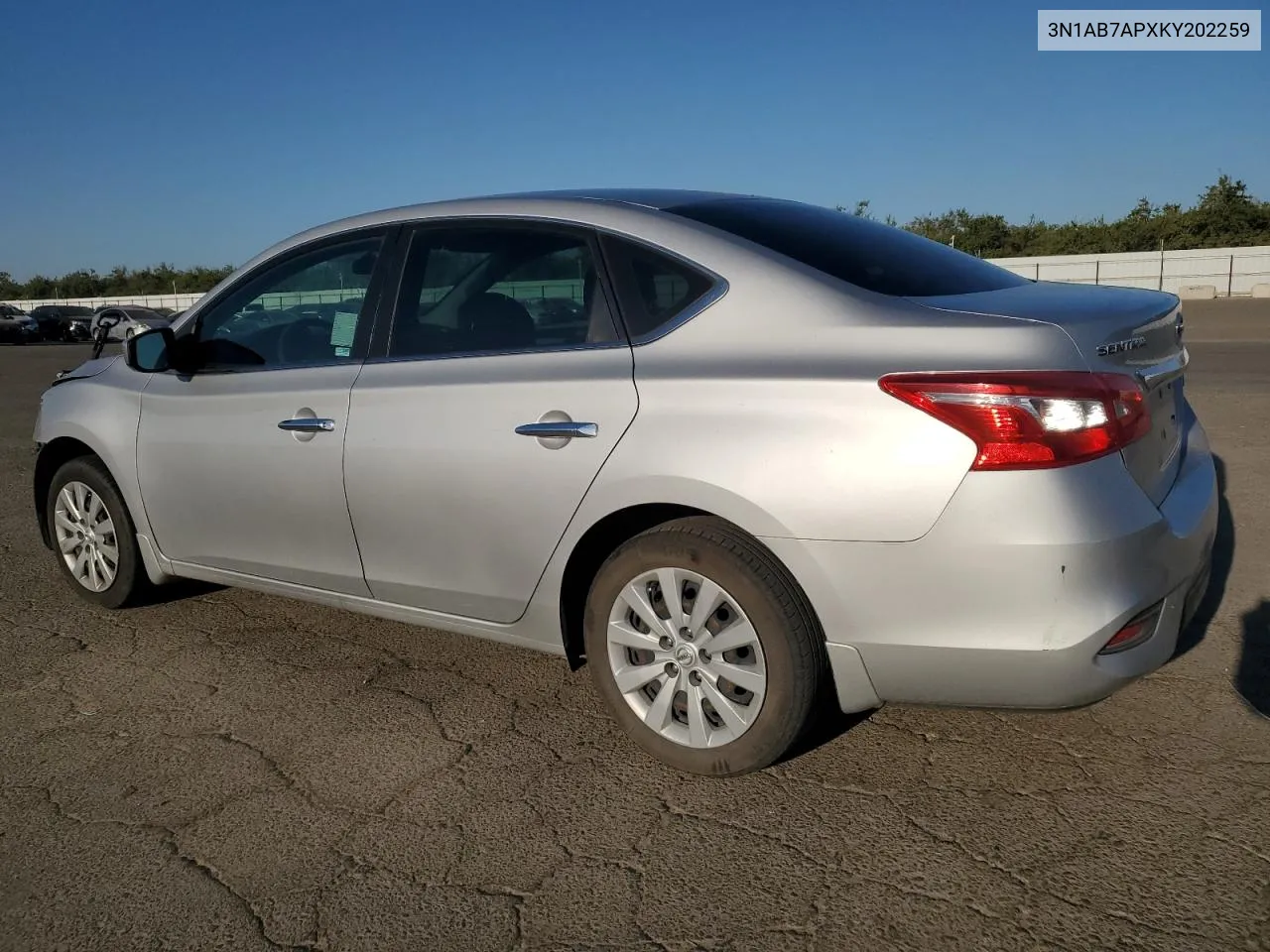 2019 Nissan Sentra S VIN: 3N1AB7APXKY202259 Lot: 68658744