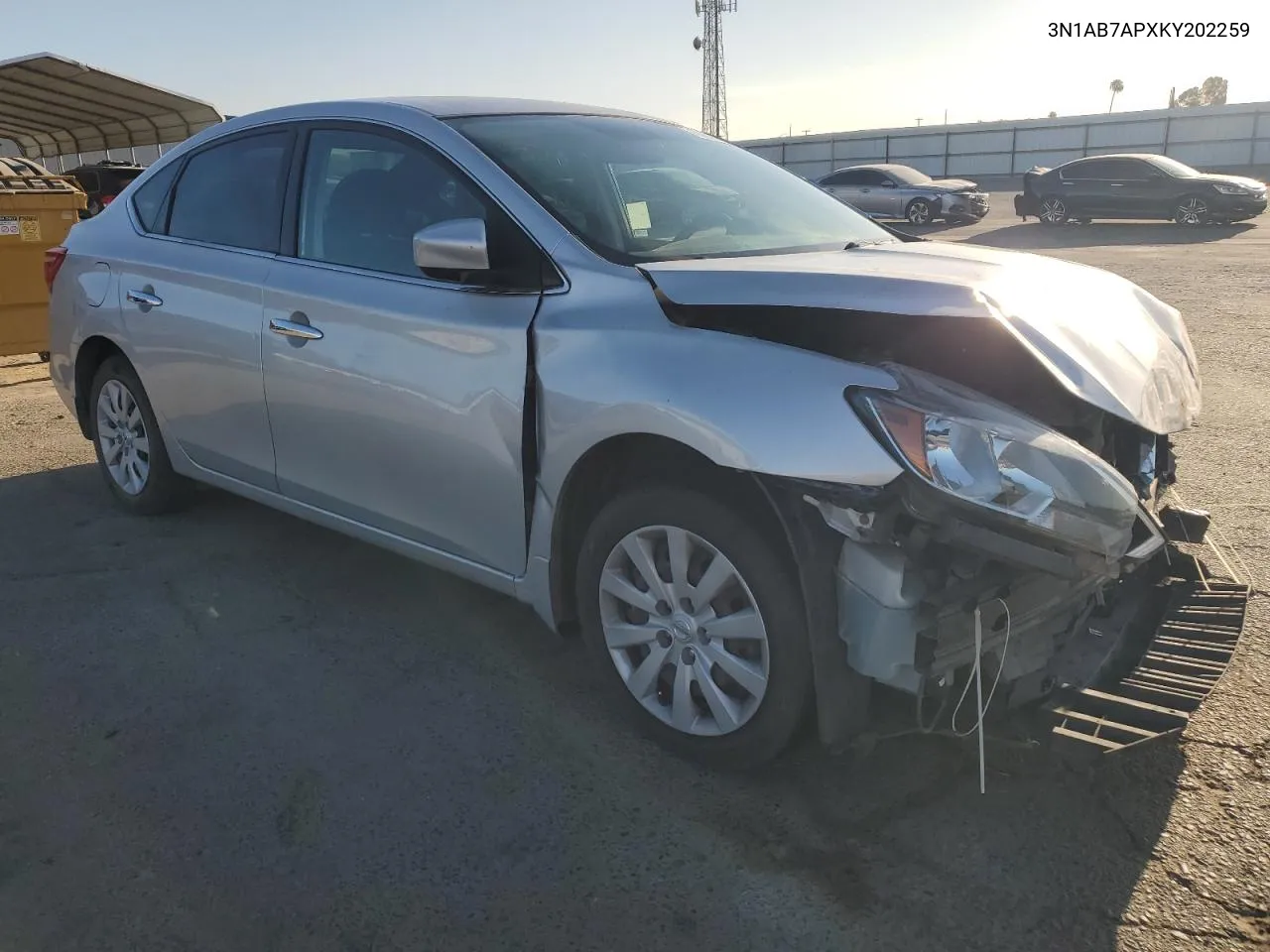 2019 Nissan Sentra S VIN: 3N1AB7APXKY202259 Lot: 68658744