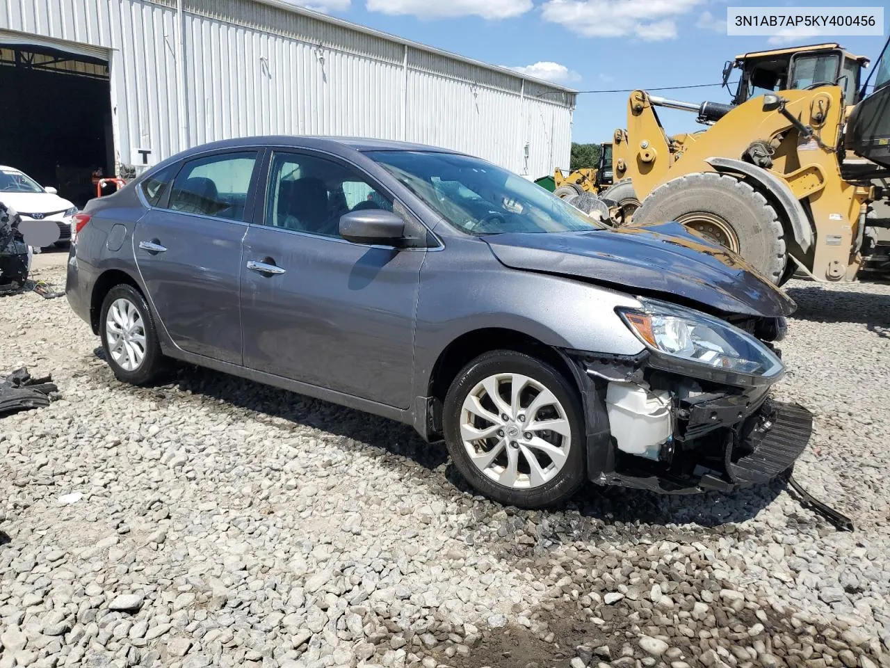 3N1AB7AP5KY400456 2019 Nissan Sentra S