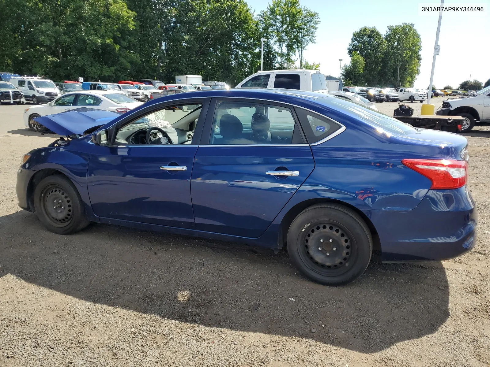 3N1AB7AP9KY346496 2019 Nissan Sentra S