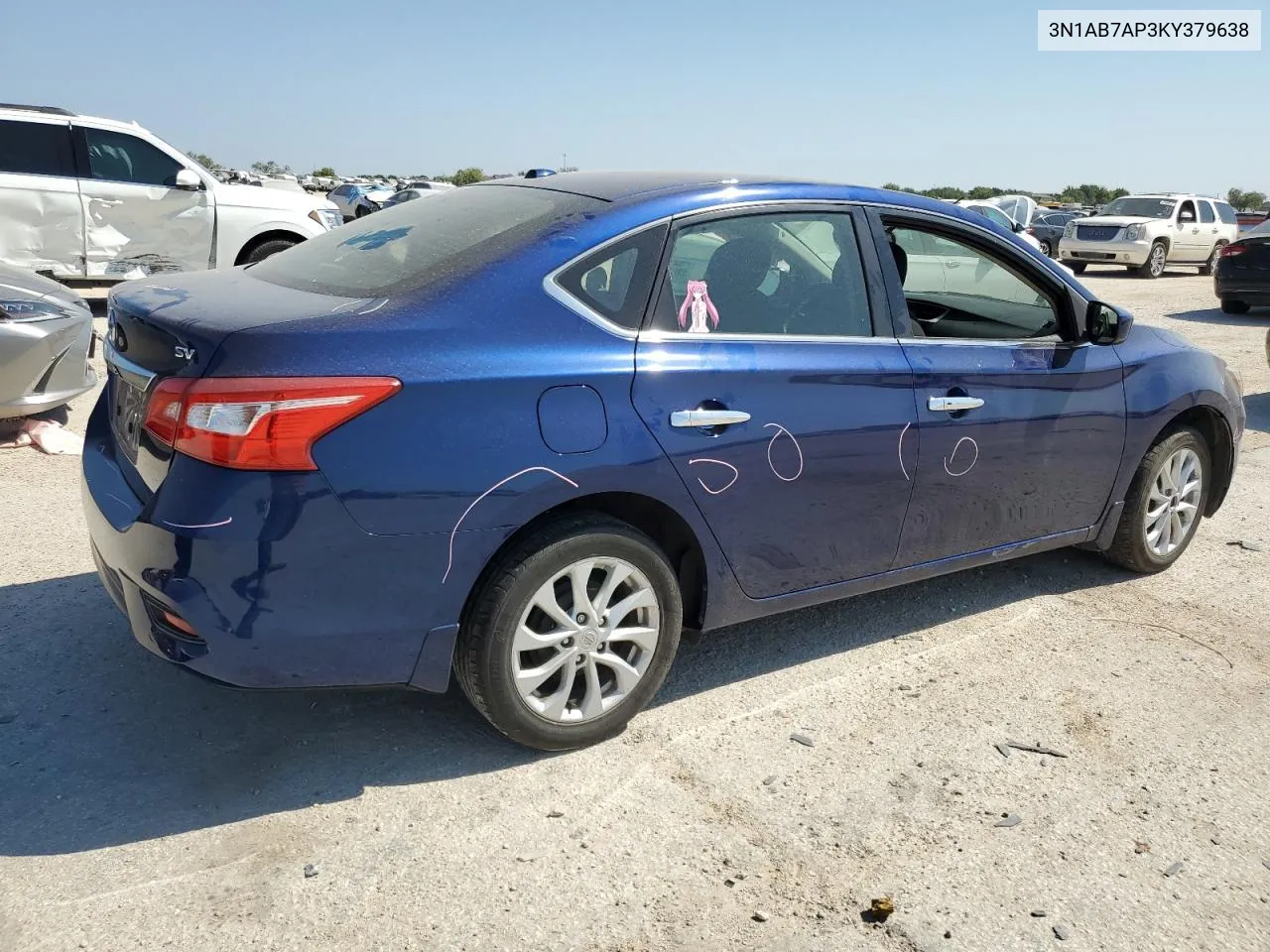 3N1AB7AP3KY379638 2019 Nissan Sentra S