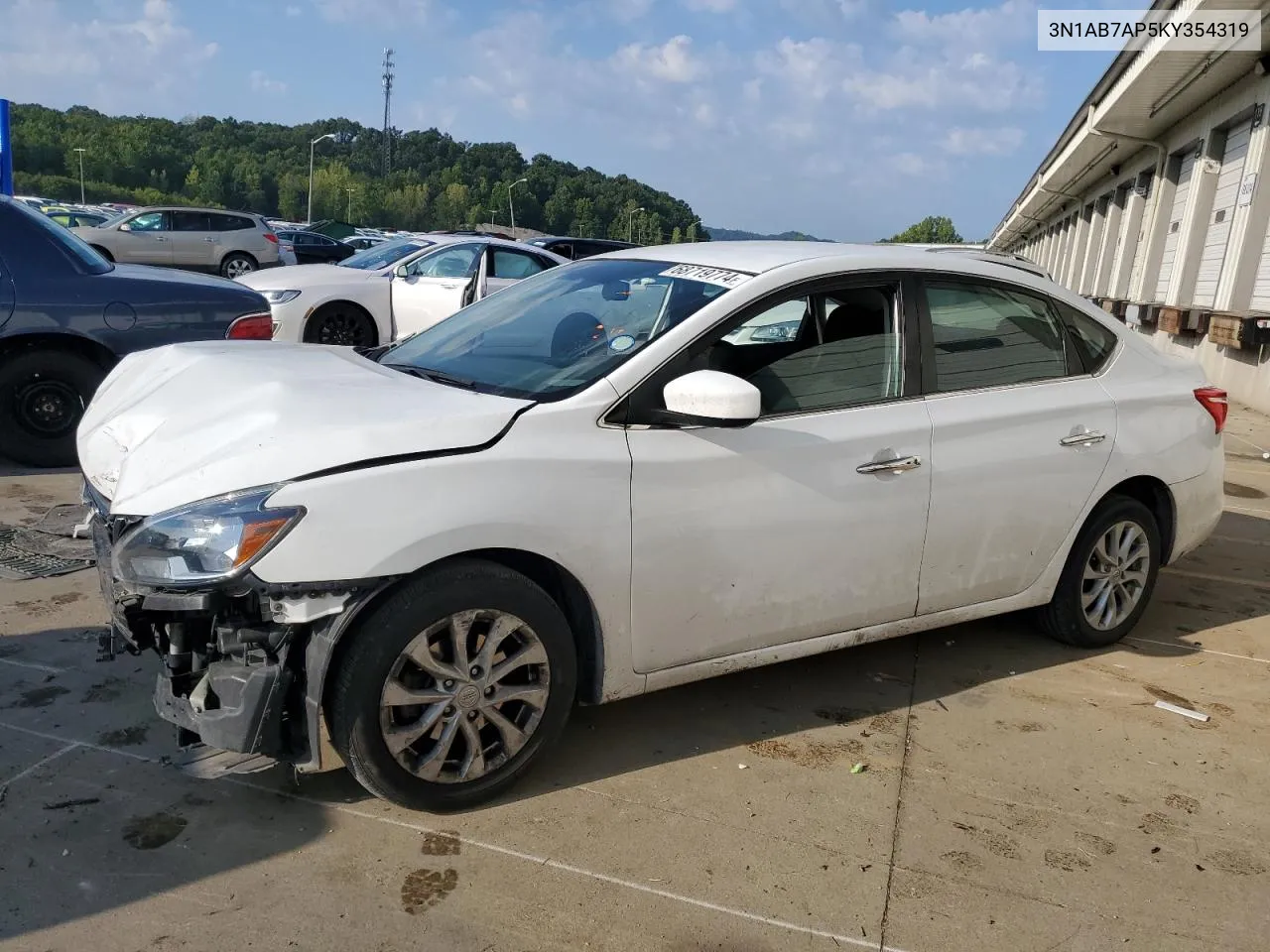 3N1AB7AP5KY354319 2019 Nissan Sentra S