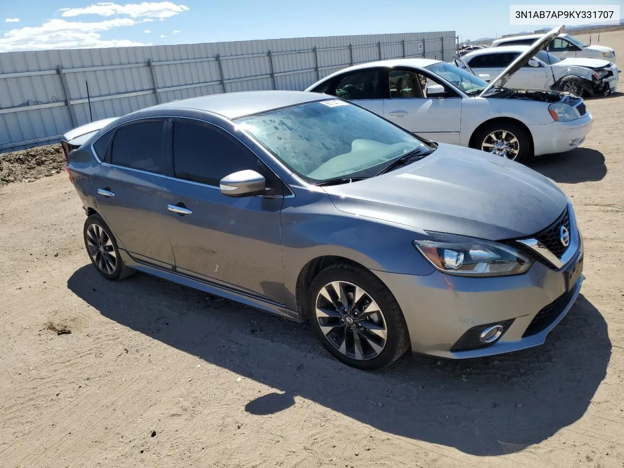 2019 Nissan Sentra S VIN: 3N1AB7AP9KY331707 Lot: 68754474