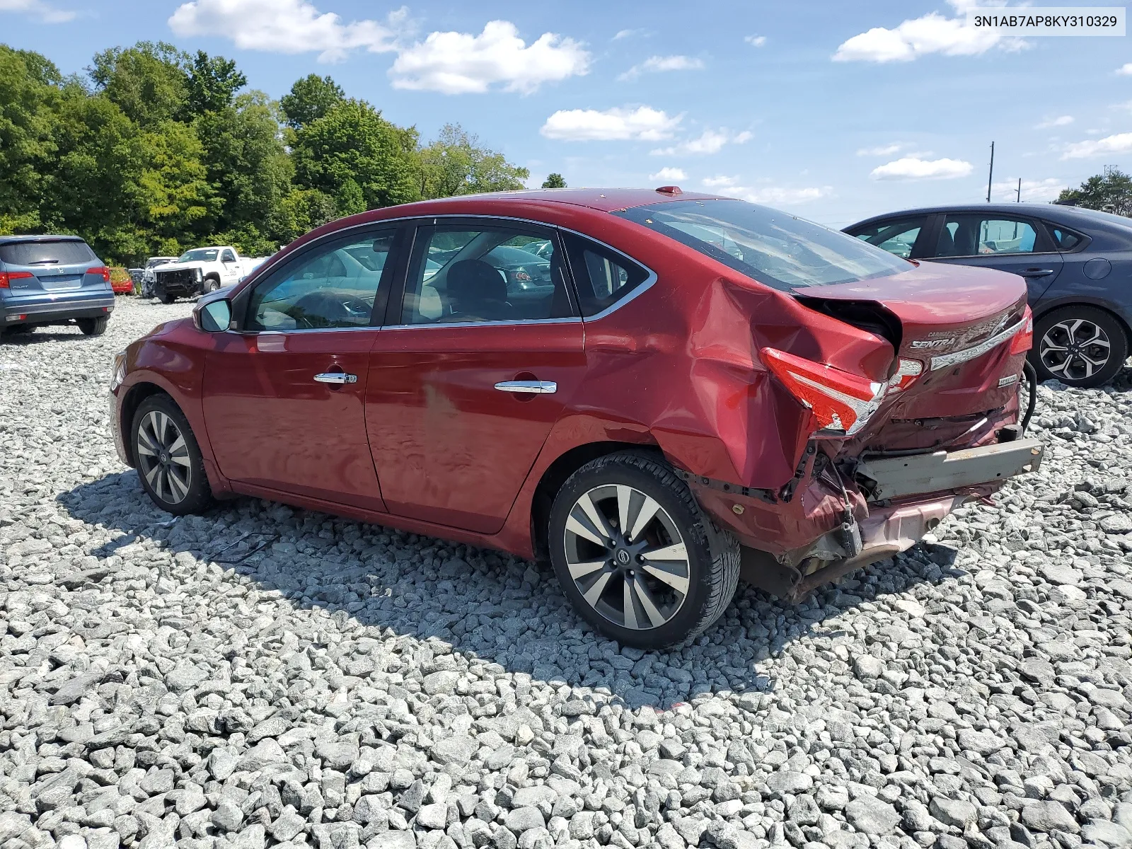 3N1AB7AP8KY310329 2019 Nissan Sentra S