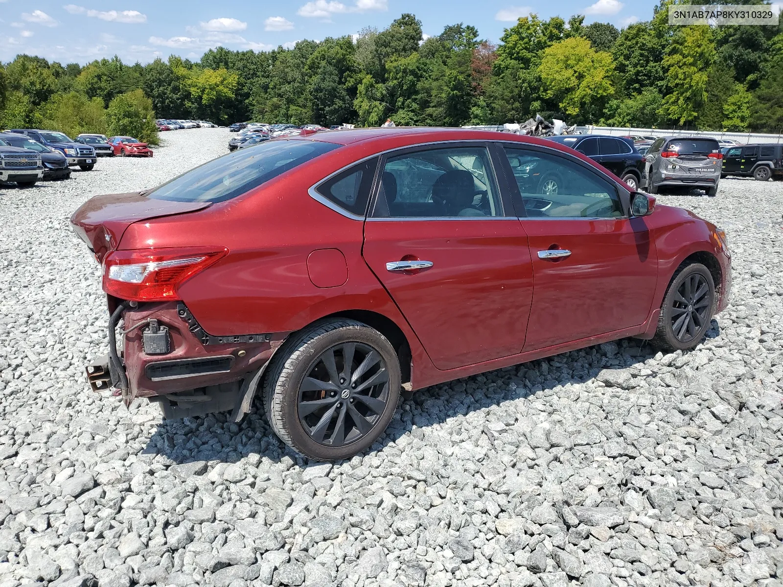 3N1AB7AP8KY310329 2019 Nissan Sentra S