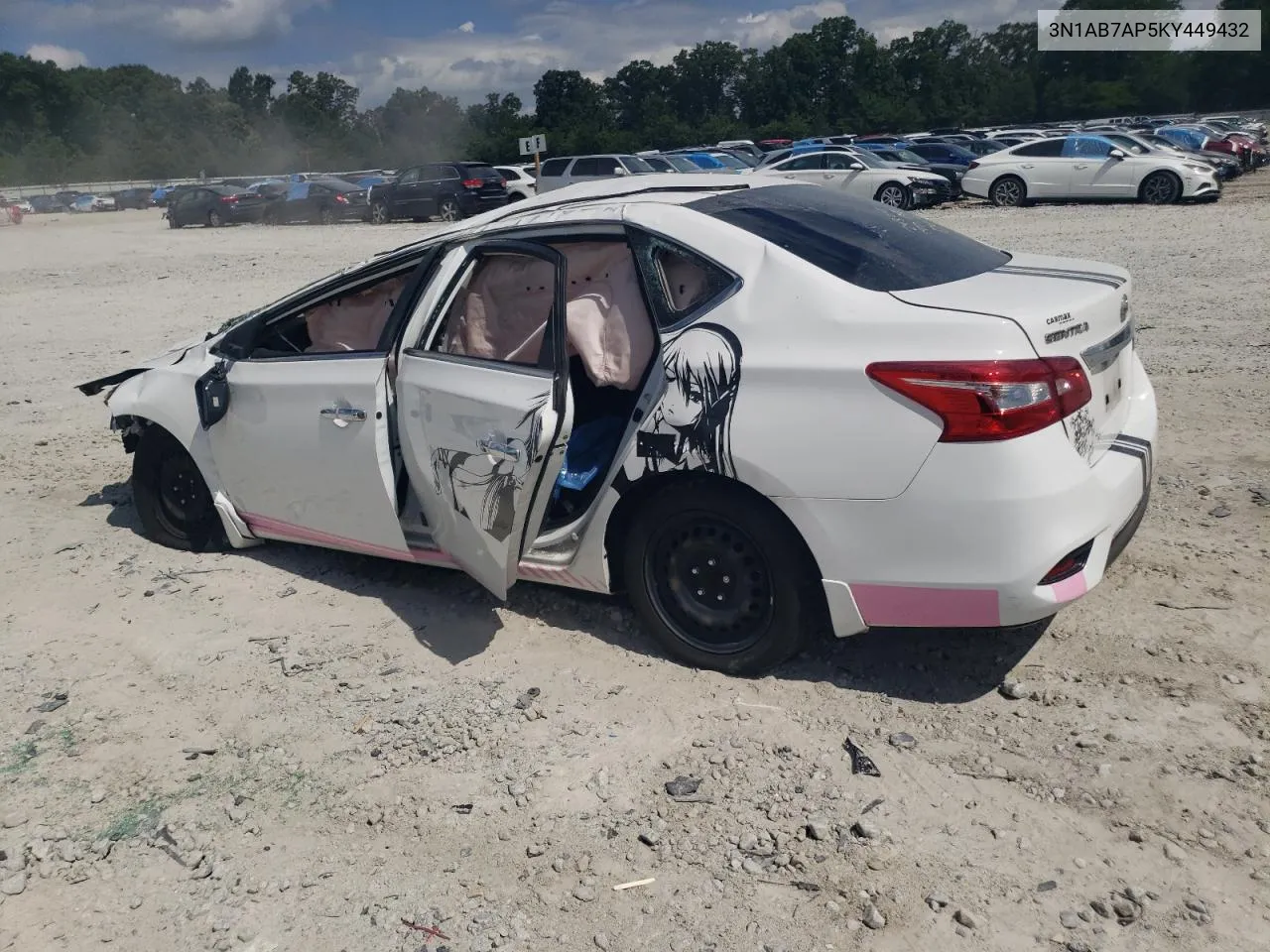 2019 Nissan Sentra S VIN: 3N1AB7AP5KY449432 Lot: 68825904