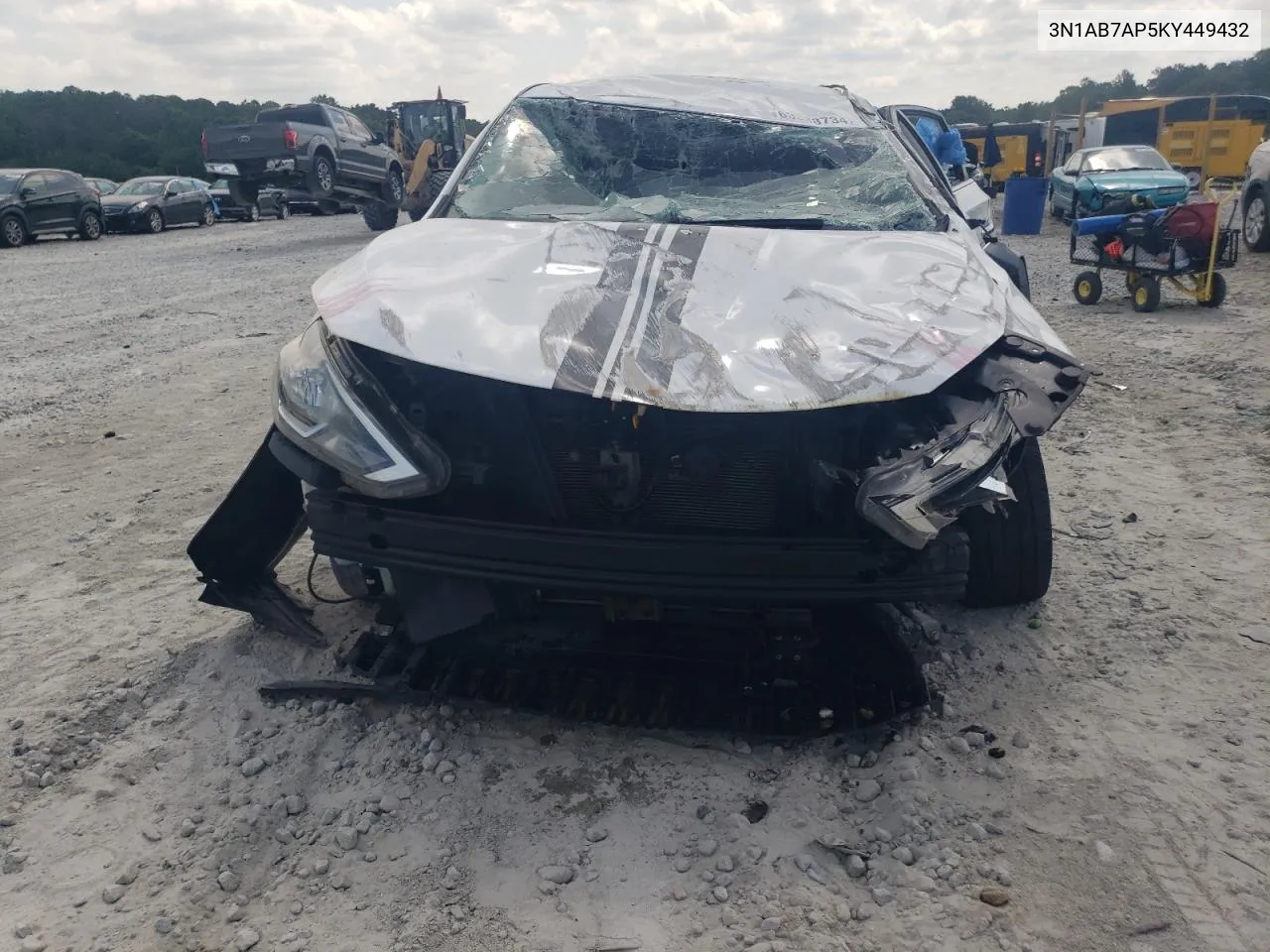 2019 Nissan Sentra S VIN: 3N1AB7AP5KY449432 Lot: 68825904