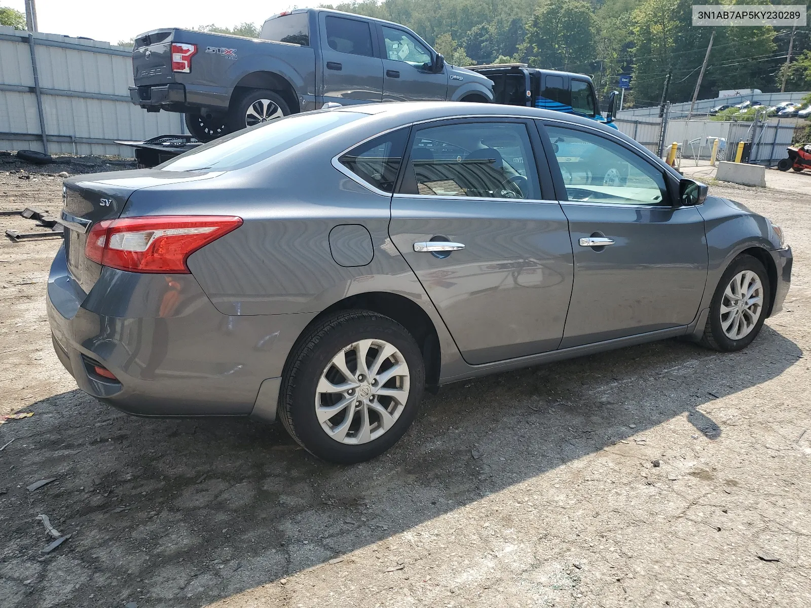 2019 Nissan Sentra S VIN: 3N1AB7AP5KY230289 Lot: 68890354