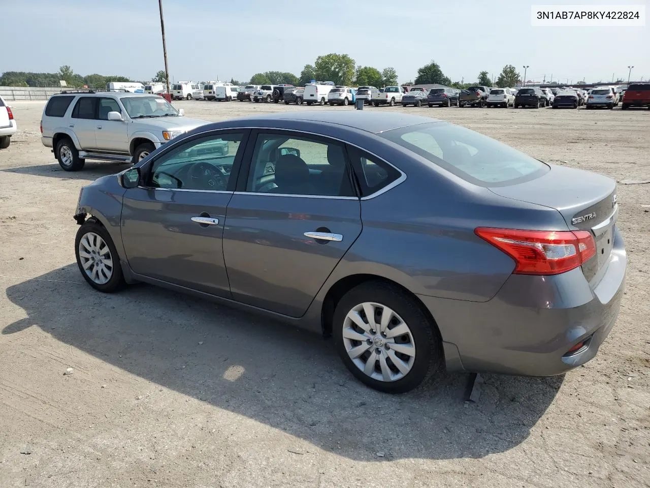 2019 Nissan Sentra S VIN: 3N1AB7AP8KY422824 Lot: 68905664