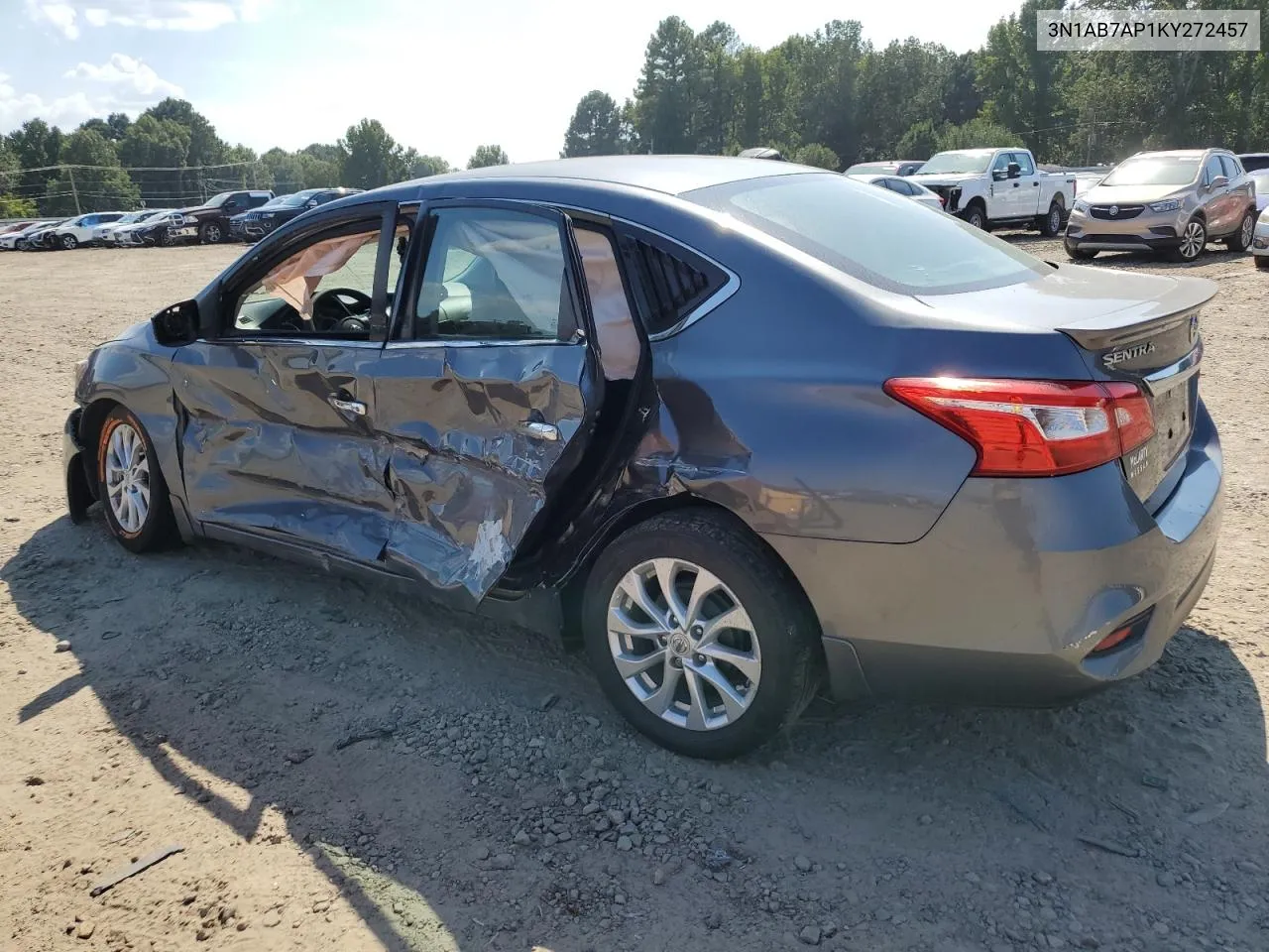 2019 Nissan Sentra S VIN: 3N1AB7AP1KY272457 Lot: 68917034