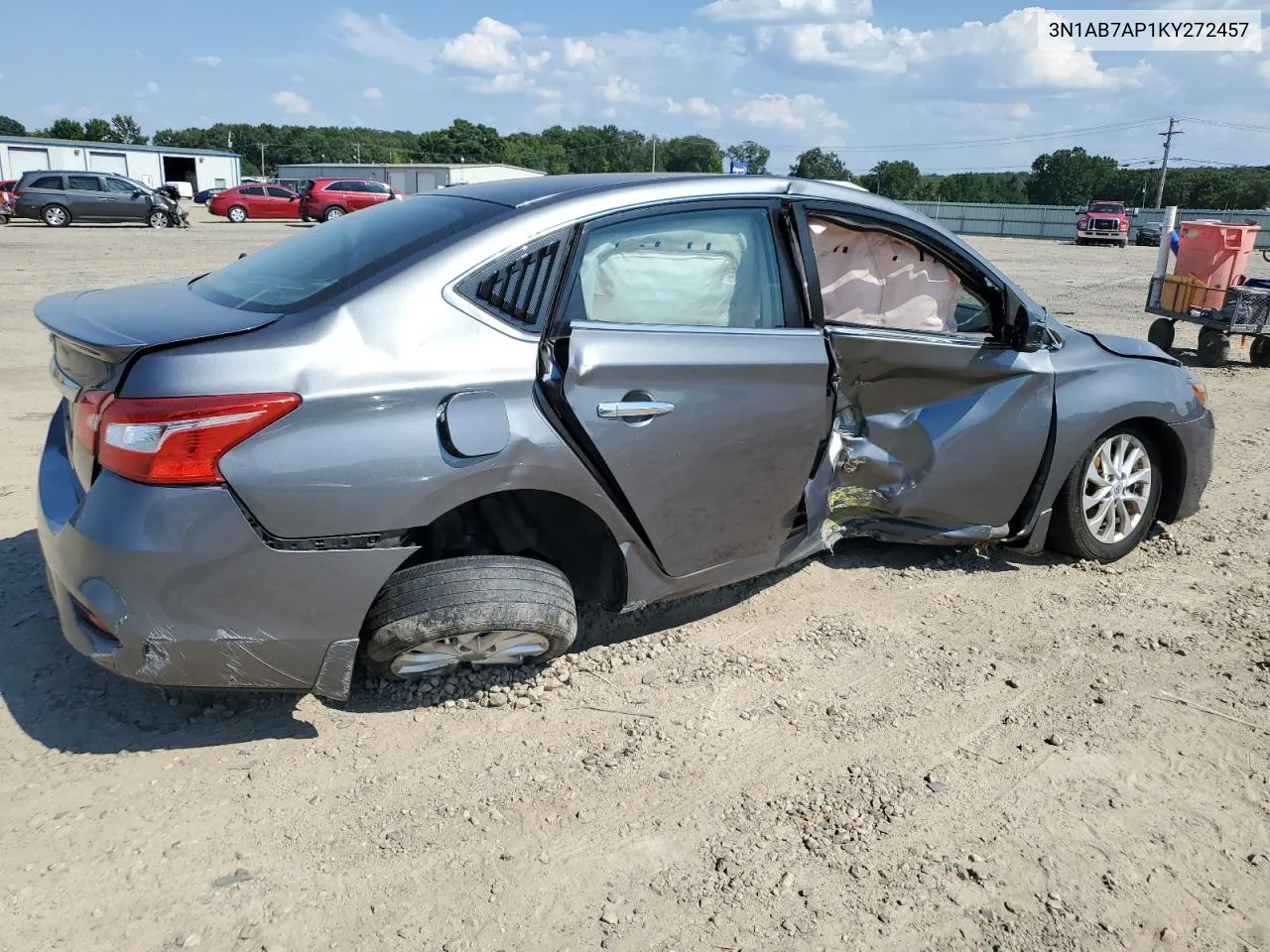 2019 Nissan Sentra S VIN: 3N1AB7AP1KY272457 Lot: 68917034