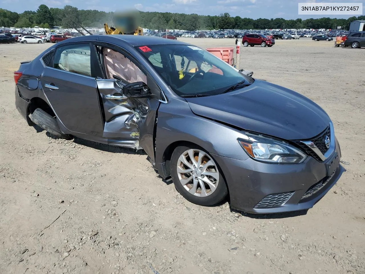 2019 Nissan Sentra S VIN: 3N1AB7AP1KY272457 Lot: 68917034