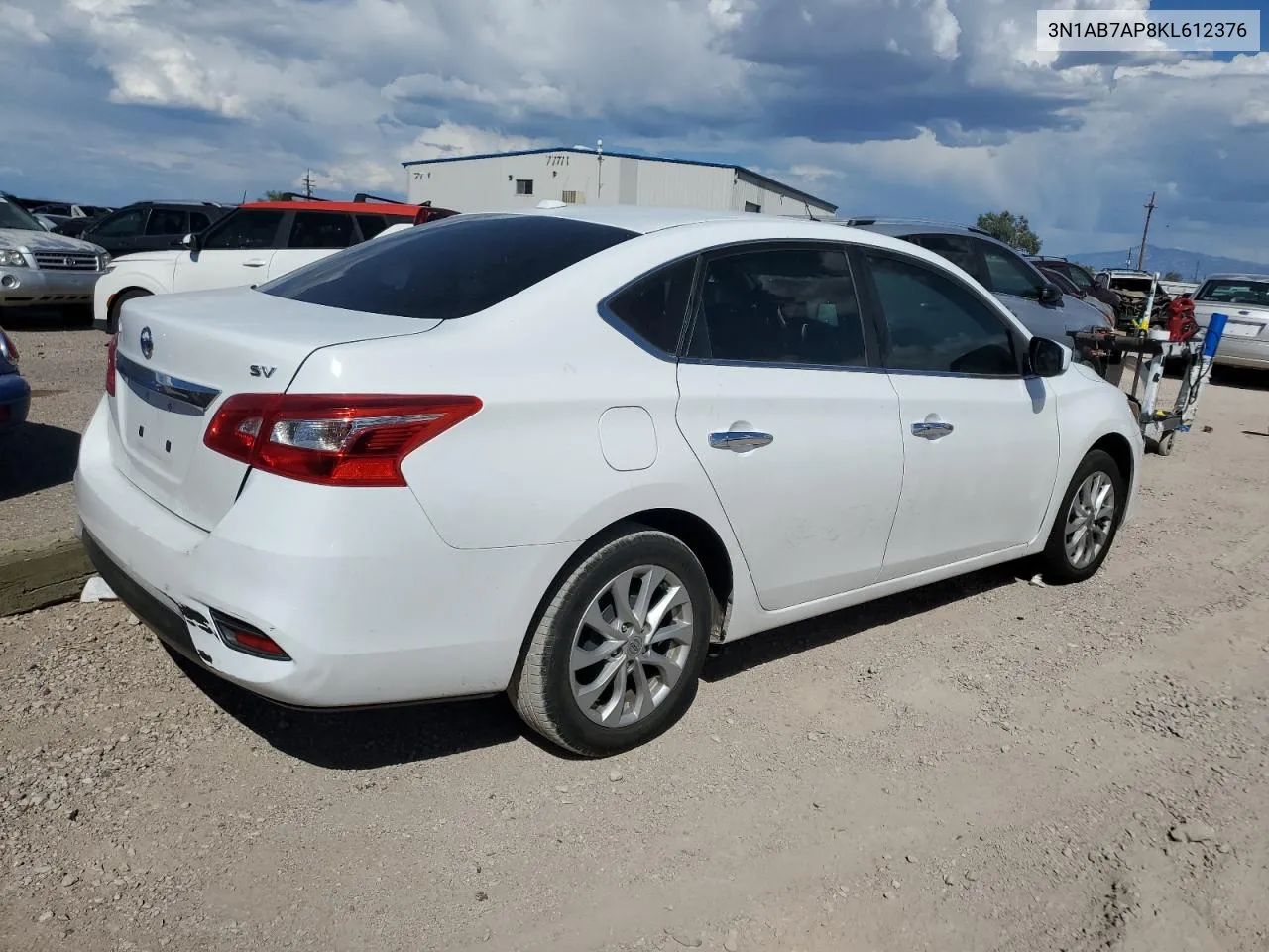 3N1AB7AP8KL612376 2019 Nissan Sentra S