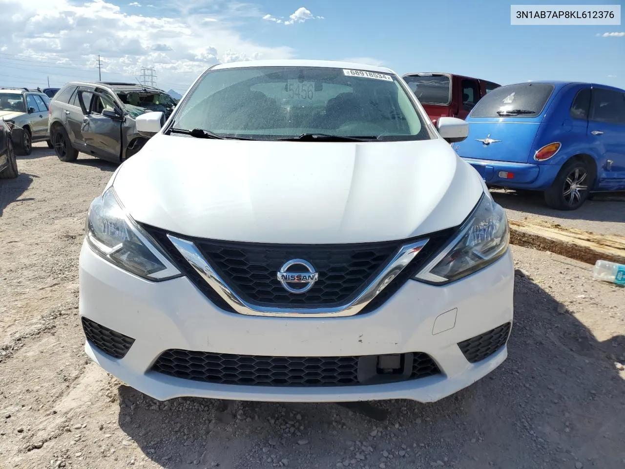 3N1AB7AP8KL612376 2019 Nissan Sentra S