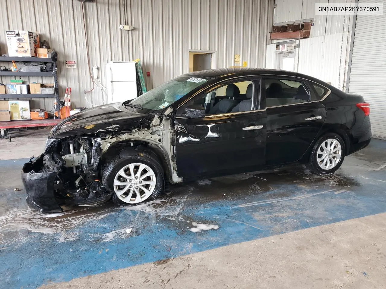 2019 Nissan Sentra S VIN: 3N1AB7AP2KY370591 Lot: 68935234