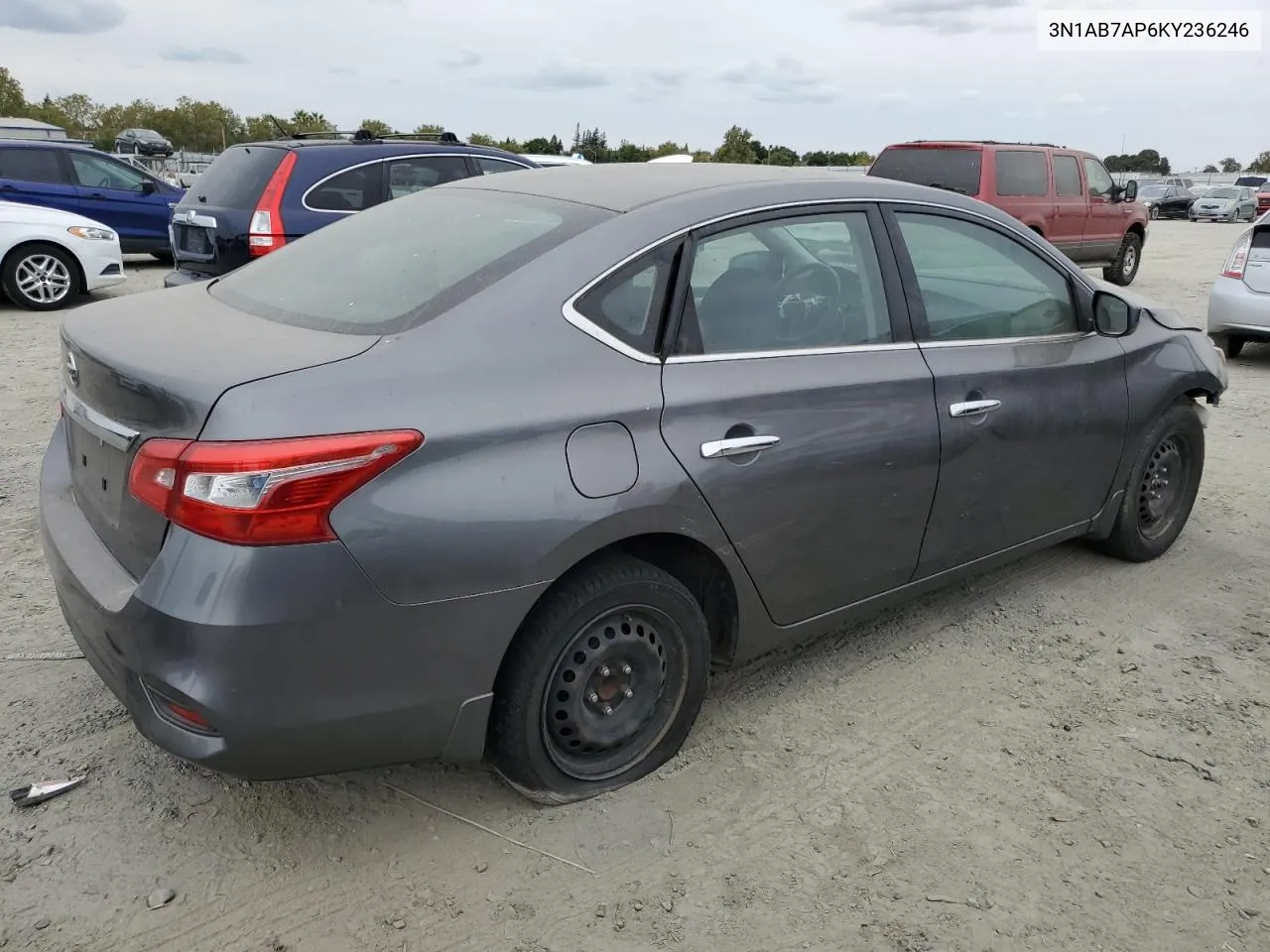 2019 Nissan Sentra S VIN: 3N1AB7AP6KY236246 Lot: 68946894