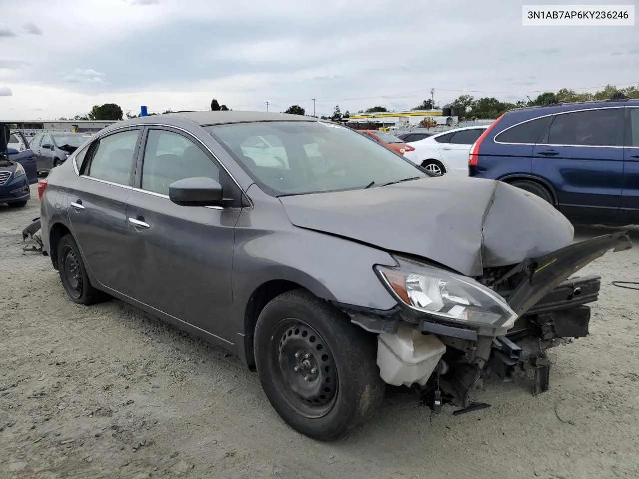 2019 Nissan Sentra S VIN: 3N1AB7AP6KY236246 Lot: 68946894