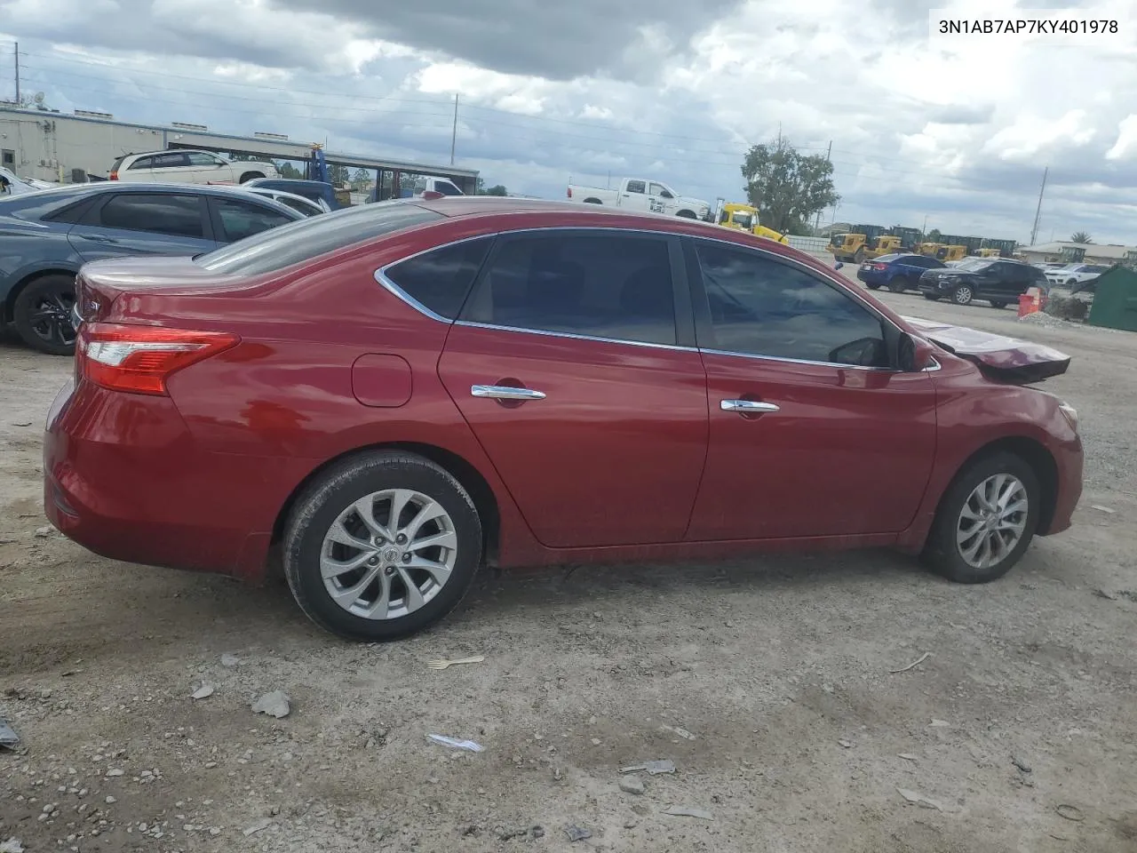 2019 Nissan Sentra S VIN: 3N1AB7AP7KY401978 Lot: 69174724