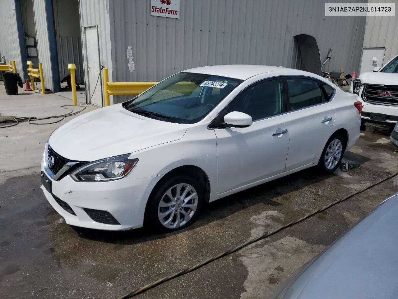 2019 Nissan Sentra S VIN: 3N1AB7AP2KL614723 Lot: 69243754