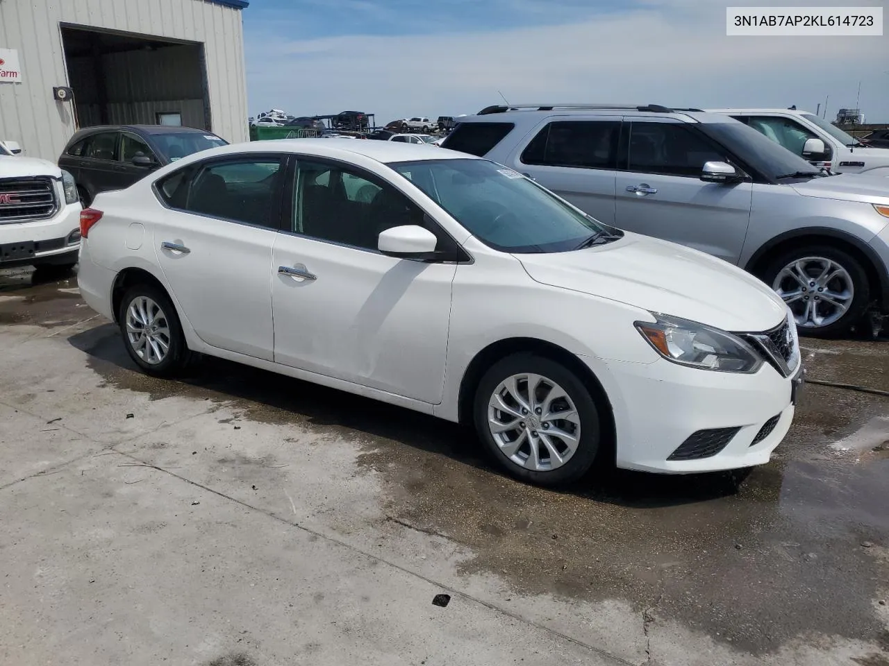 2019 Nissan Sentra S VIN: 3N1AB7AP2KL614723 Lot: 69243754