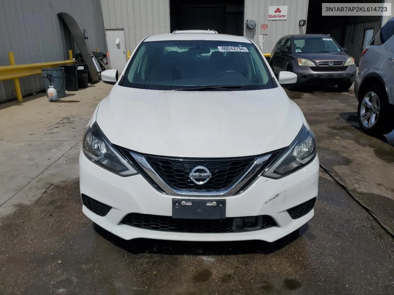 2019 Nissan Sentra S VIN: 3N1AB7AP2KL614723 Lot: 69243754