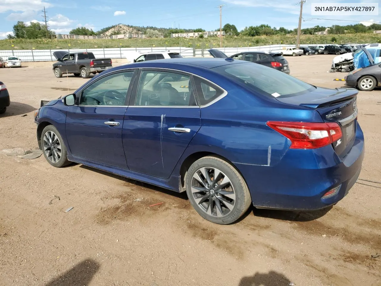 2019 Nissan Sentra S VIN: 3N1AB7AP5KY427897 Lot: 69260164