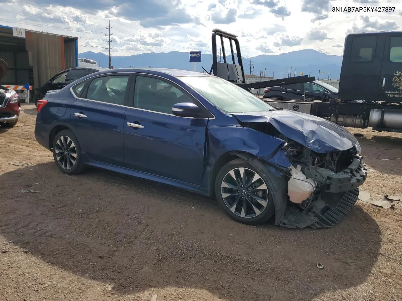 2019 Nissan Sentra S VIN: 3N1AB7AP5KY427897 Lot: 69260164