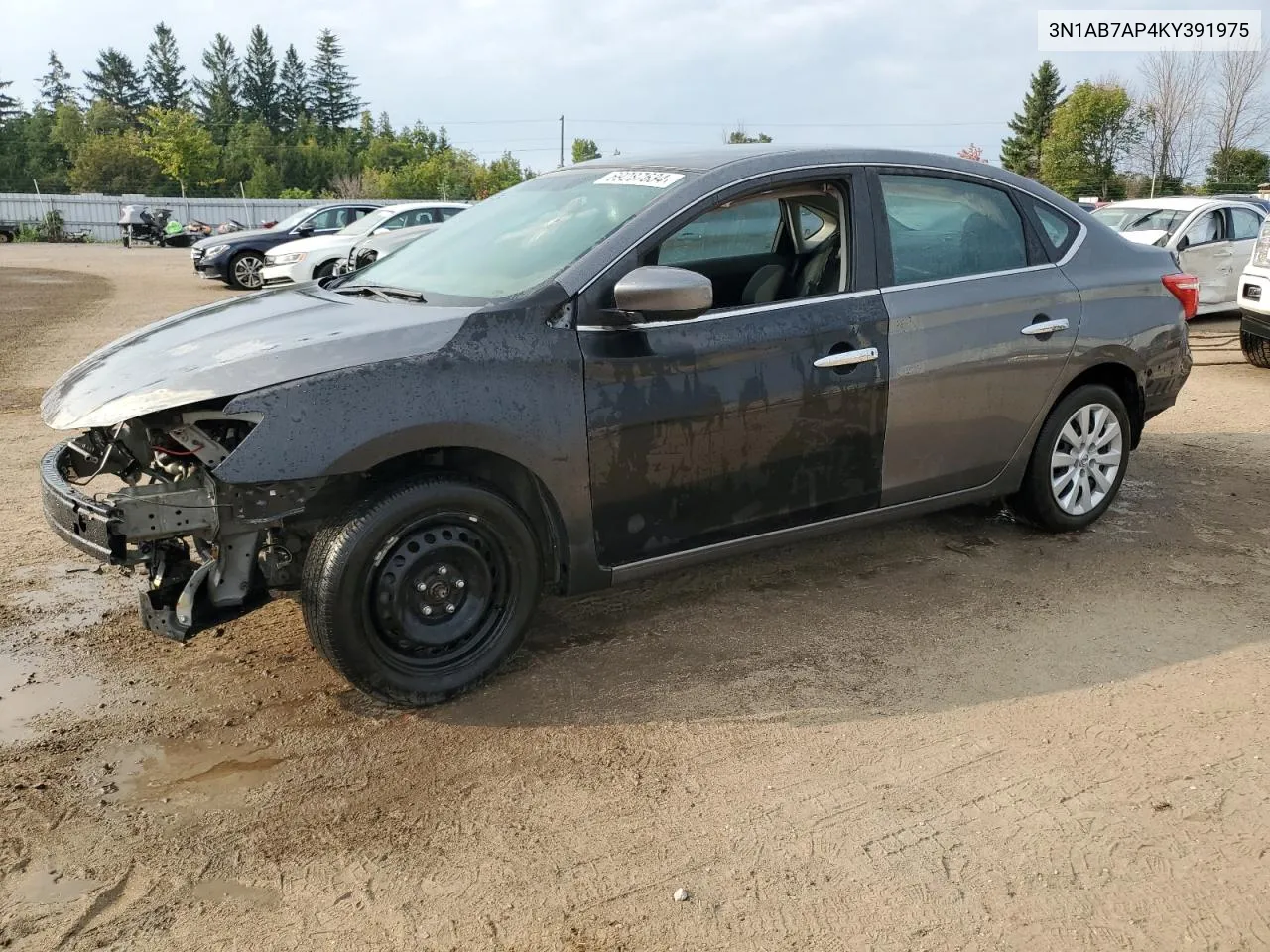 3N1AB7AP4KY391975 2019 Nissan Sentra S