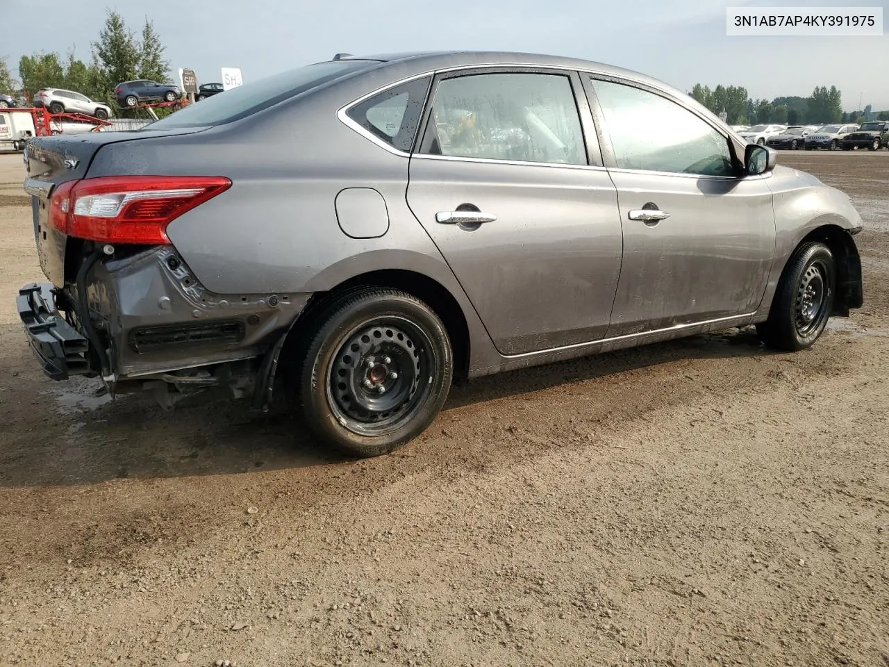 2019 Nissan Sentra S VIN: 3N1AB7AP4KY391975 Lot: 69287634