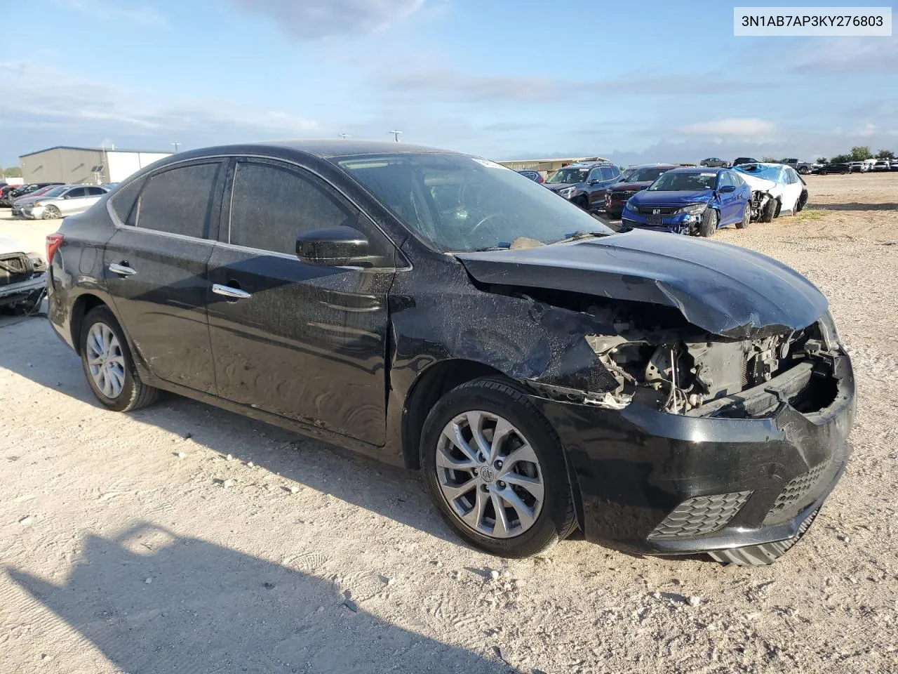 2019 Nissan Sentra S VIN: 3N1AB7AP3KY276803 Lot: 69422704