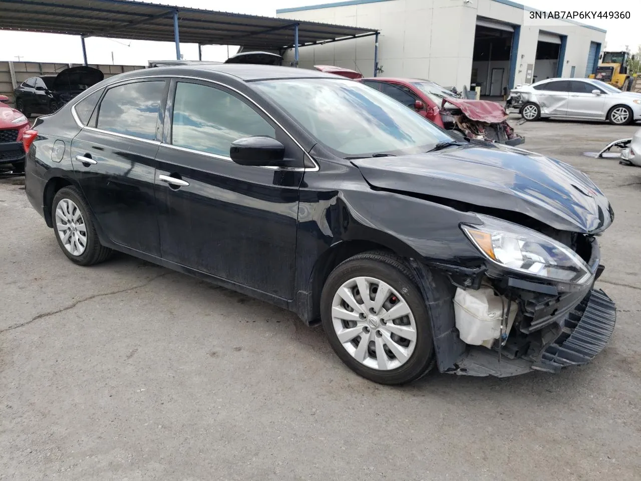 2019 Nissan Sentra S VIN: 3N1AB7AP6KY449360 Lot: 69514434