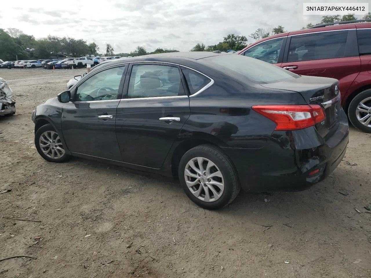 2019 Nissan Sentra S VIN: 3N1AB7AP6KY446412 Lot: 69528084