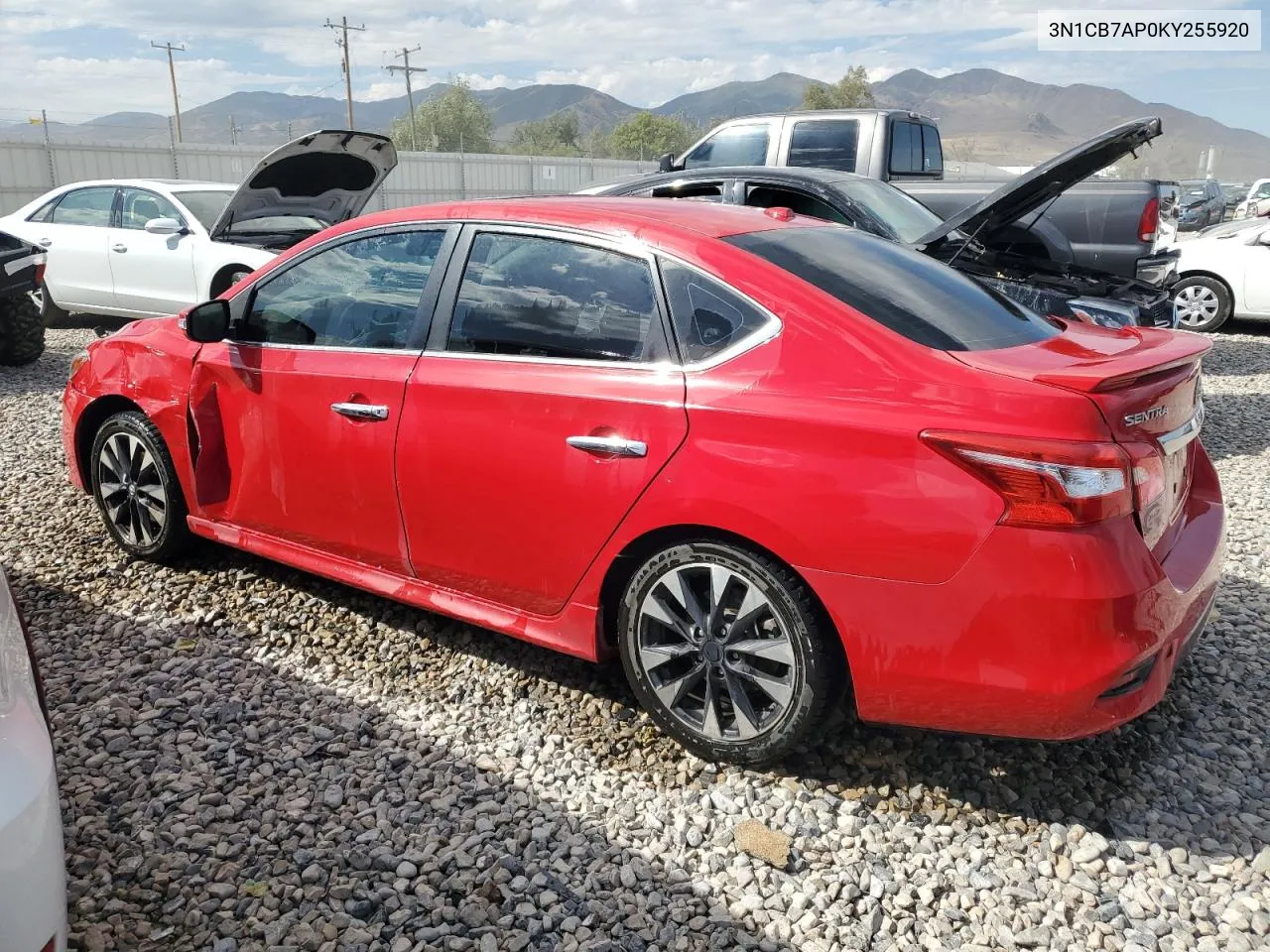 2019 Nissan Sentra Sr Turbo VIN: 3N1CB7AP0KY255920 Lot: 69578554