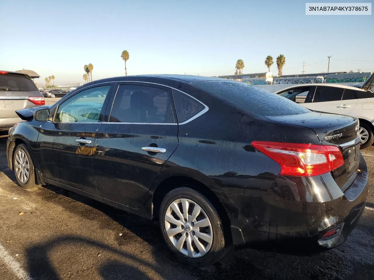 3N1AB7AP4KY378675 2019 Nissan Sentra S