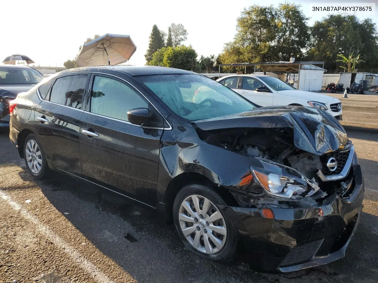 2019 Nissan Sentra S VIN: 3N1AB7AP4KY378675 Lot: 69608474