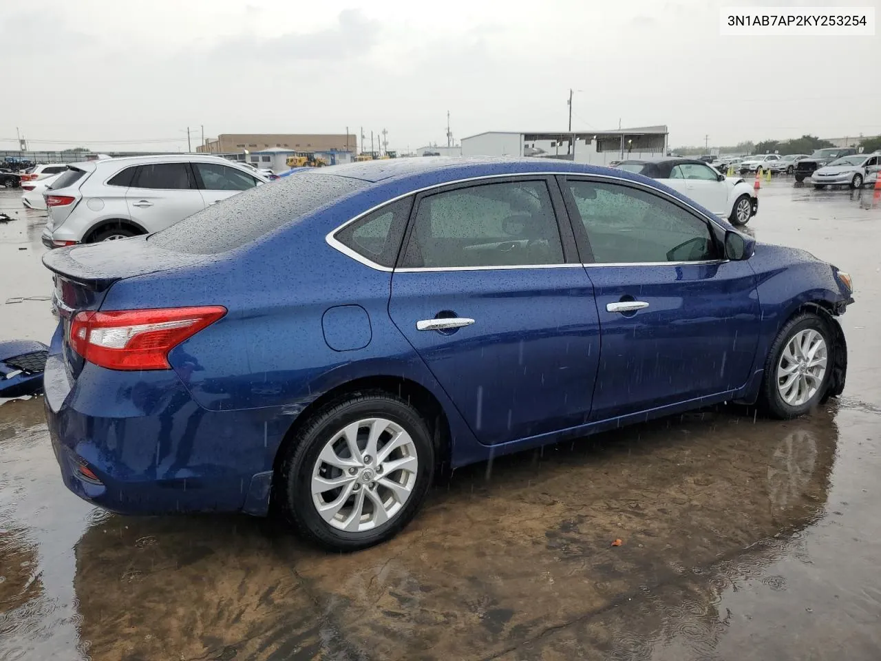 2019 Nissan Sentra S VIN: 3N1AB7AP2KY253254 Lot: 69632374