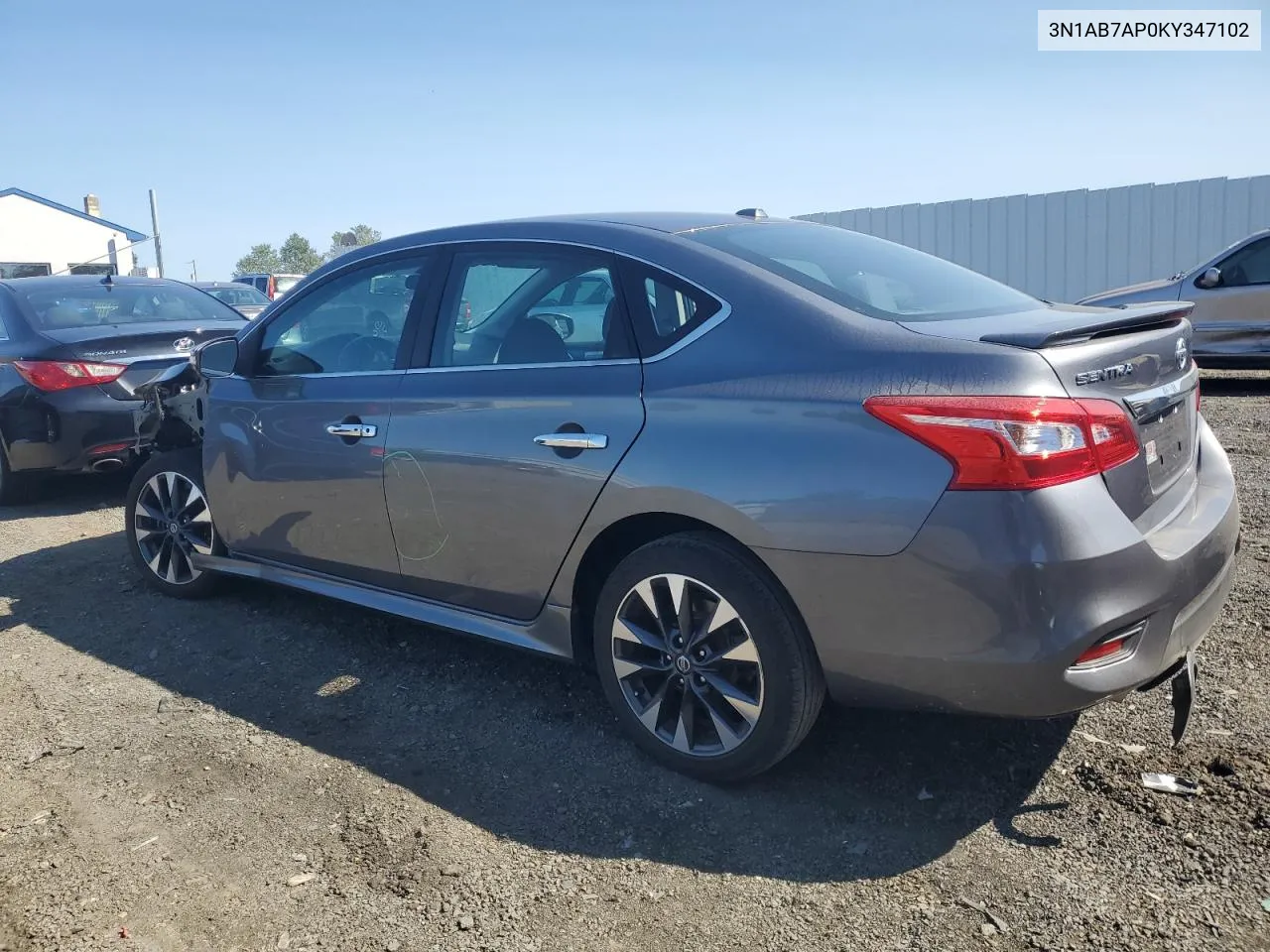 2019 Nissan Sentra S VIN: 3N1AB7AP0KY347102 Lot: 69754394