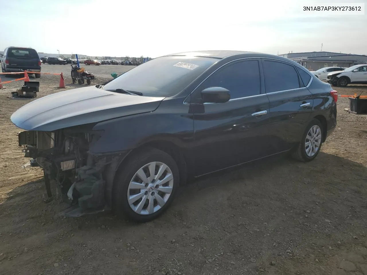 3N1AB7AP3KY273612 2019 Nissan Sentra S