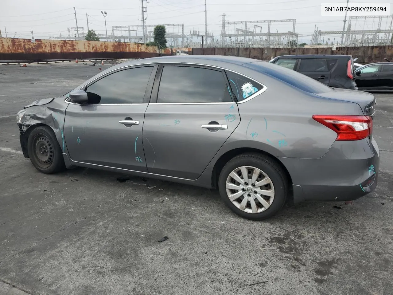 3N1AB7AP8KY259494 2019 Nissan Sentra S