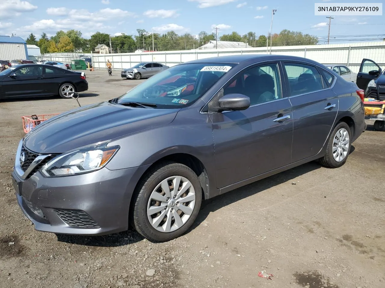 2019 Nissan Sentra S VIN: 3N1AB7AP9KY276109 Lot: 69819304