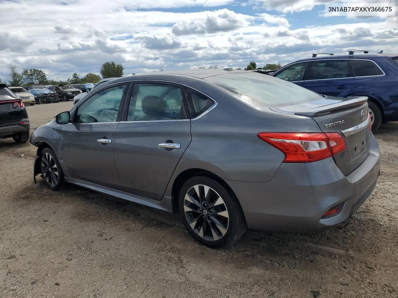 3N1AB7APXKY366675 2019 Nissan Sentra S