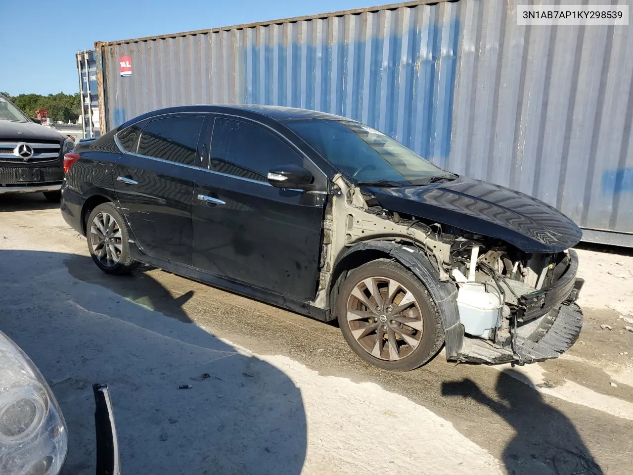 2019 Nissan Sentra S VIN: 3N1AB7AP1KY298539 Lot: 69884854