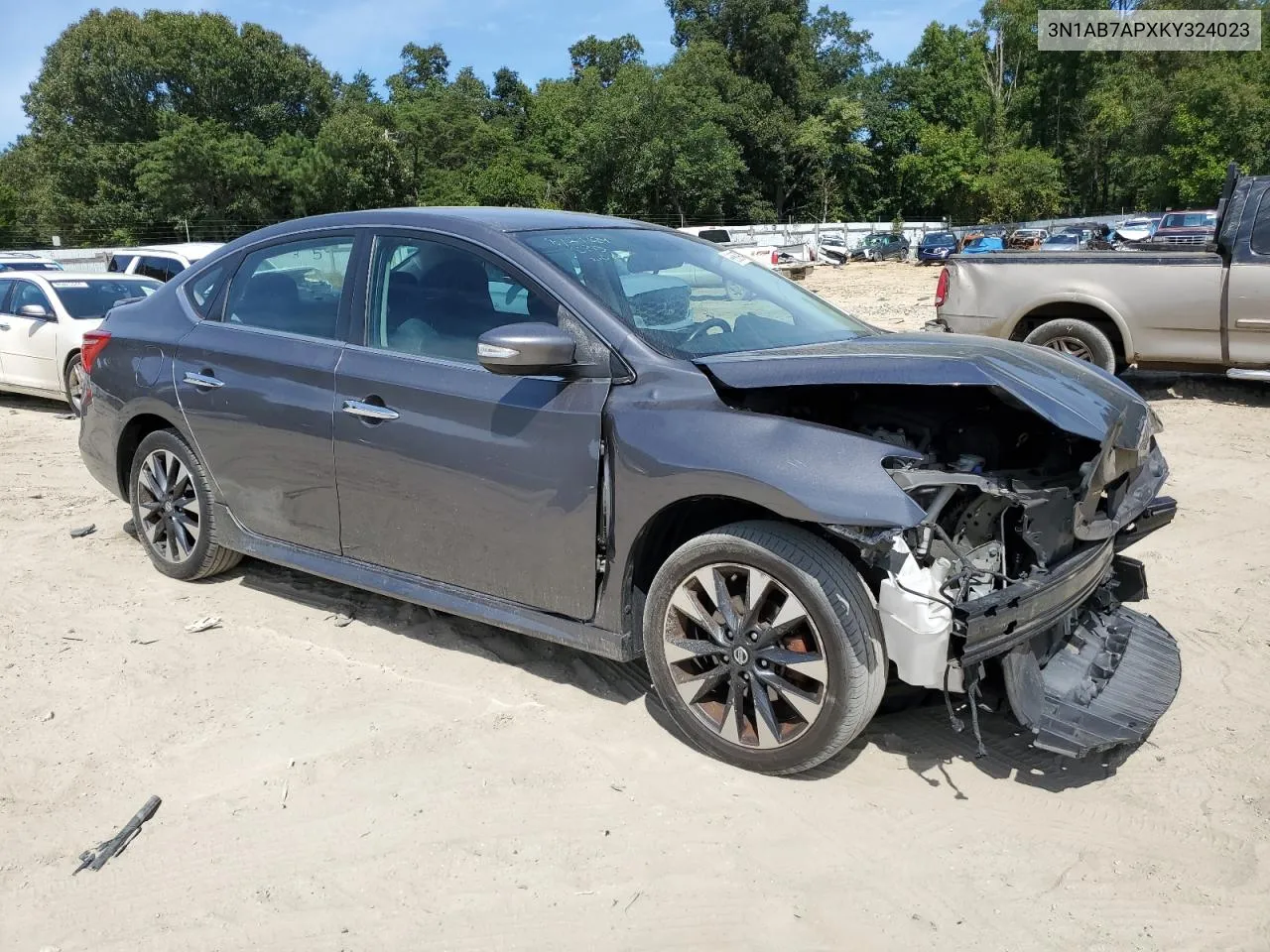 2019 Nissan Sentra S VIN: 3N1AB7APXKY324023 Lot: 69960994