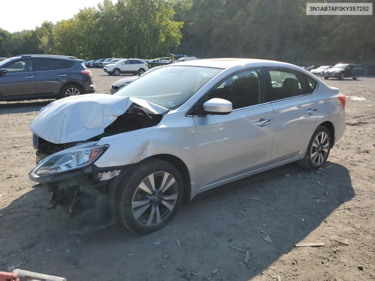 3N1AB7AP3KY357252 2019 Nissan Sentra S