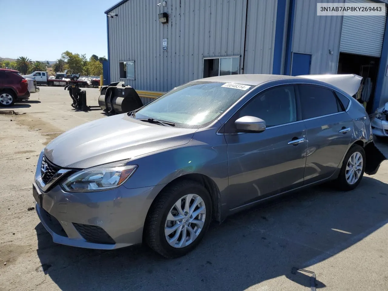 2019 Nissan Sentra S VIN: 3N1AB7AP8KY269443 Lot: 70048314