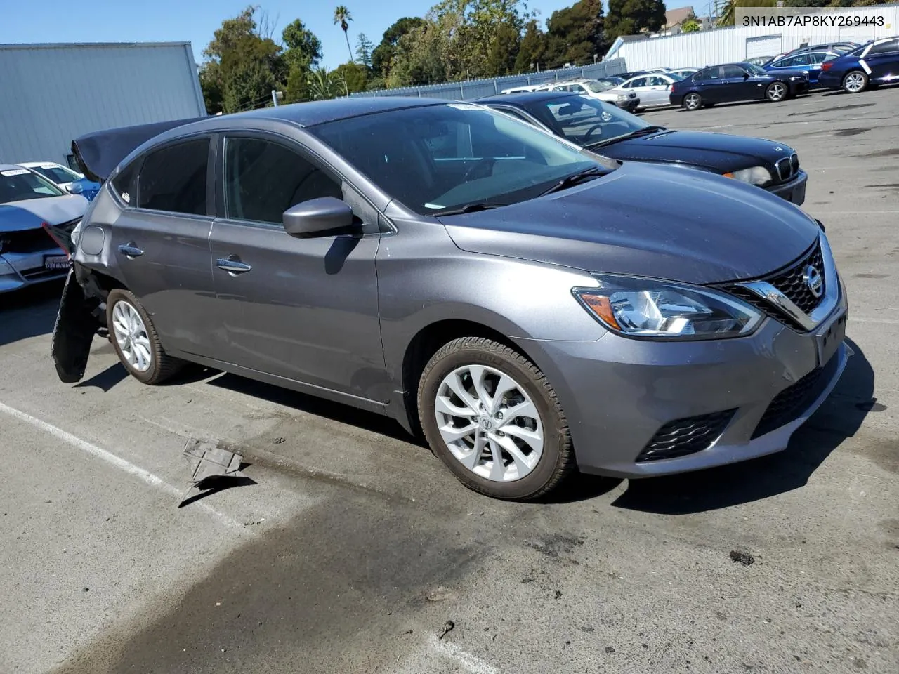 2019 Nissan Sentra S VIN: 3N1AB7AP8KY269443 Lot: 70048314