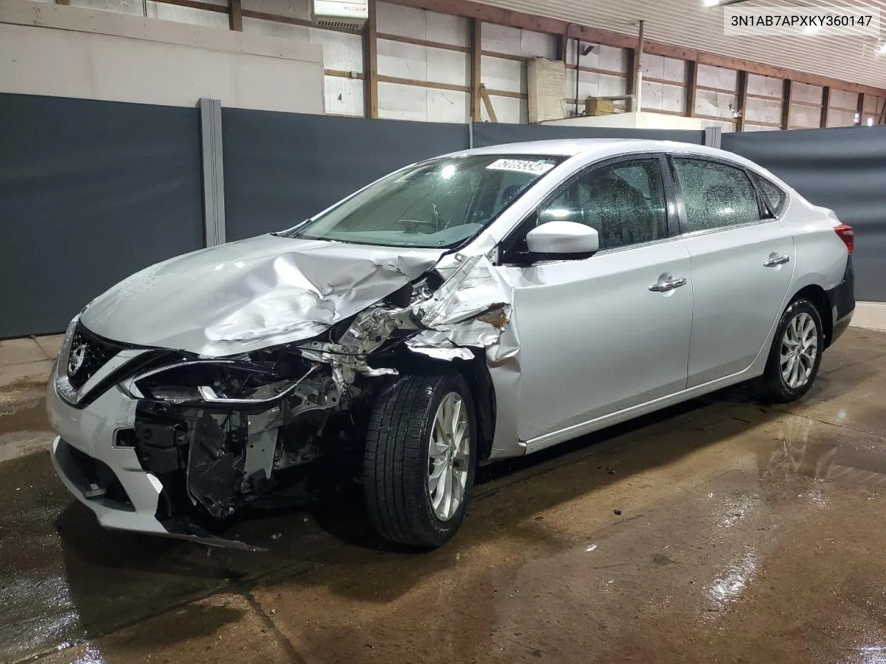 2019 Nissan Sentra S VIN: 3N1AB7APXKY360147 Lot: 70174114