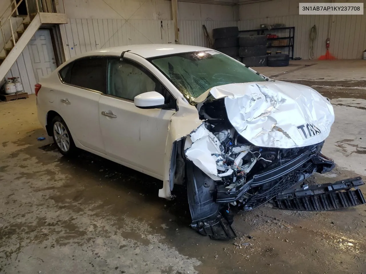 2019 Nissan Sentra S VIN: 3N1AB7AP1KY237708 Lot: 70196814