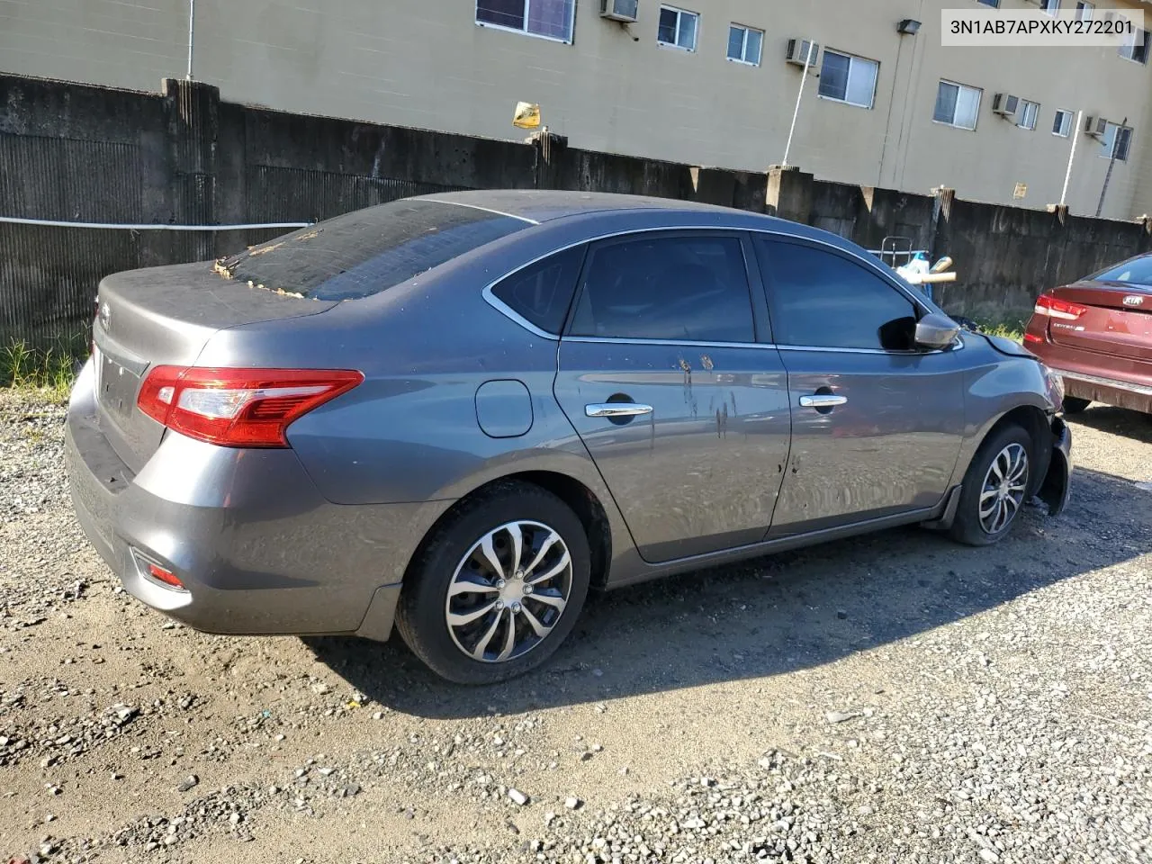 3N1AB7APXKY272201 2019 Nissan Sentra S